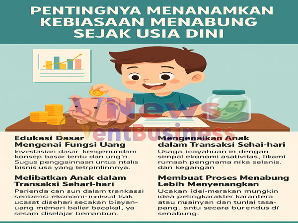 Trik Ajarkan Anak Menabung